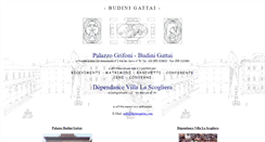 Desktop Screenshot of palazzobudinigattai.it